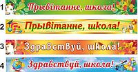 1406 Баннер, баннерная растяжка, здравствуй школа