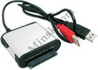 Переходник-адаптер для жесткого диска SATA - USB 2.0 AGESTAR SUBCA, КНР - фото 1 - id-p213155798