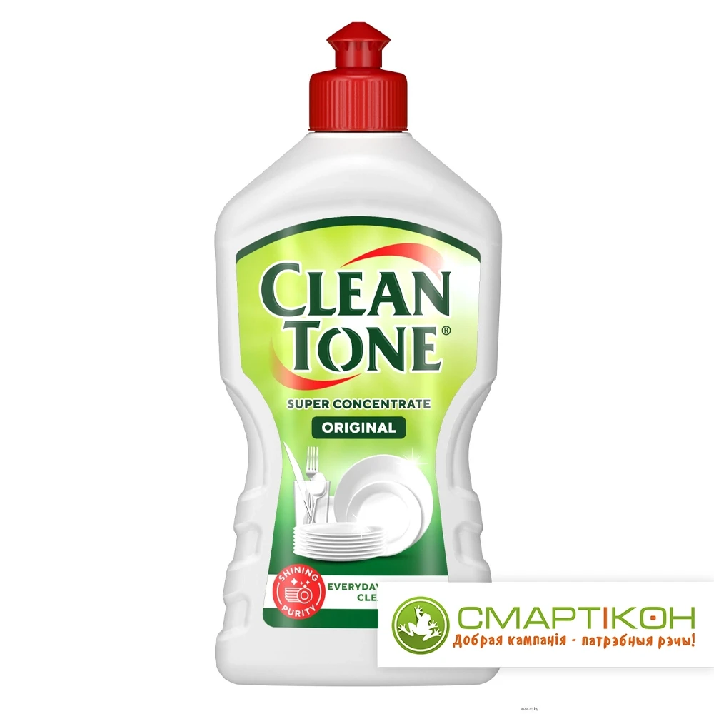 Гель для мытья посуды Clean TONE Суперконцентрат "Оригинальный" 450 мл