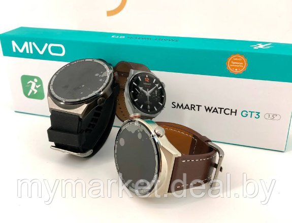 Умные смарт часы Smart Watch MIVO GT3 - фото 10 - id-p213162285
