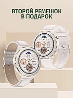 Умные смарт часы Smart Watch X6 Pro с золотой окантовкой