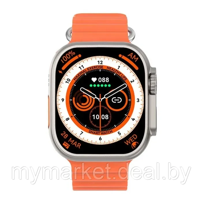 Умные смарт часы Smart Watch Mivo MV 8 Max Grey - фото 4 - id-p213162310