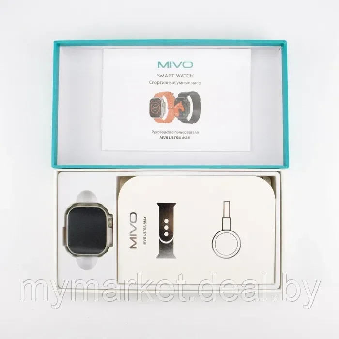 Умные смарт часы Smart Watch Mivo MV 8 Max Grey - фото 8 - id-p213162310