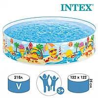 Каркасный бассейн INTEX "Утиный Риф" детский 122х25 см