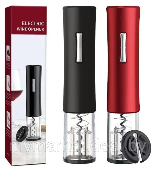 Штопор электрический Electric Wine Opener на батарейках - фото 9 - id-p213162462