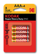 KODAK SUPER HEAVY DUTY ZINC AAA R03 4BL