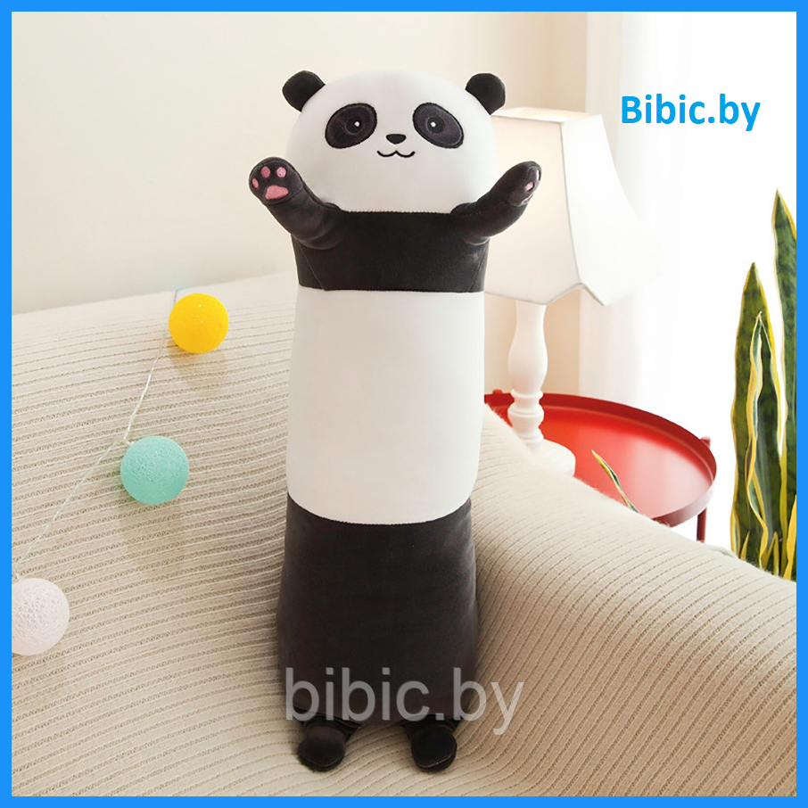 Мягкая детская игрушка Панда батон обнимашка, плюшевые игрушки подушки антистресс для детей 70 см