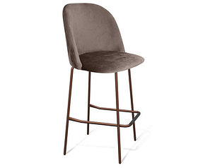 Барный стул Sheffilton SHT-ST35/S29 (кофейный ликер/медный металлик)