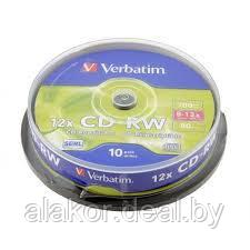 Диски CD-RW Verbatim DataLife+ 700 Mb 8x-12x Cake Box (10 шт.) - фото 2 - id-p213163354