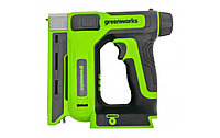 Степлер строительный аккумуляторный Greenworks G24CS10 24В