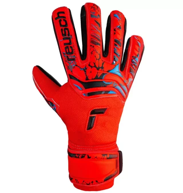 Вратарские перчатки REUSCH Attrakt Grip Evolution Red - фото 1 - id-p211356013