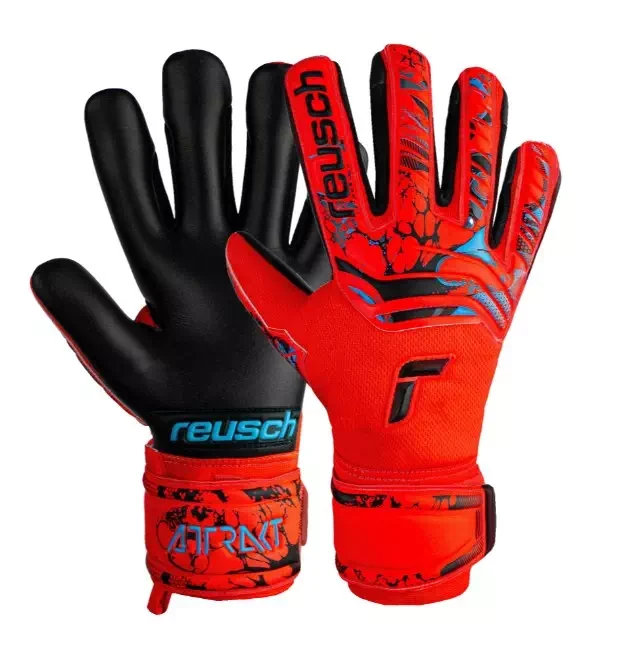 Вратарские перчатки REUSCH Attrakt Grip Evolution Red - фото 2 - id-p211356013