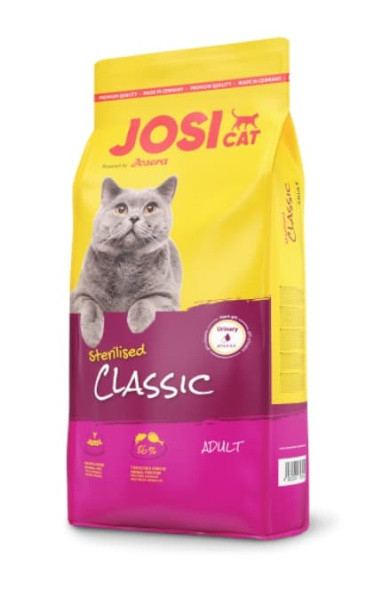 Сухой корм для кошек Josera JosiCat Sterilised CLASSIC (рыба) 18 кг - фото 1 - id-p213163829