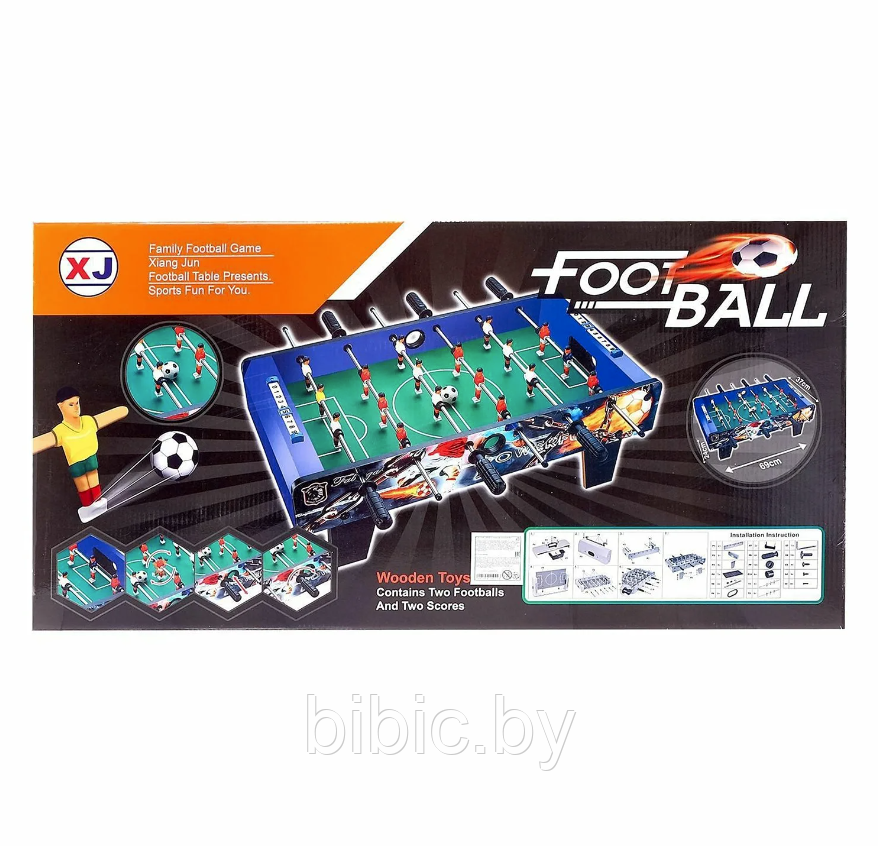 Детская настольная игра Футбол XJ803-1 настольный мини футбол Foot Ball для детей и взрослых - фото 2 - id-p213166492