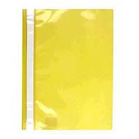 Папка-скоросшиватель А4, с прозрачным верхом Axent 1317-26, полипропилен, желтый