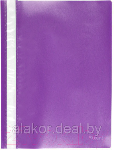 Папка-скоросшиватель А4, с прозрачным верхом Axent 1317-29, полипропилен, фиолетовый