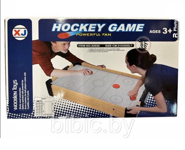 Детская настольная игра Аэрохоккей A0026 настольный мини хоккей Hockey Game для детей и взрослых - фото 2 - id-p213173780