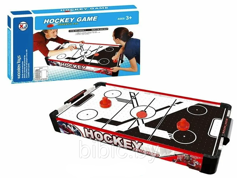 Детская настольная игра Аэрохоккей A0028-1 настольный мини хоккей Hockey Game для детей и взрослых - фото 3 - id-p213174041