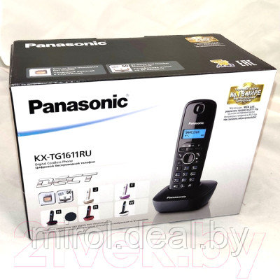 Беспроводной телефон Panasonic KX-TG1611H - фото 7 - id-p213175076