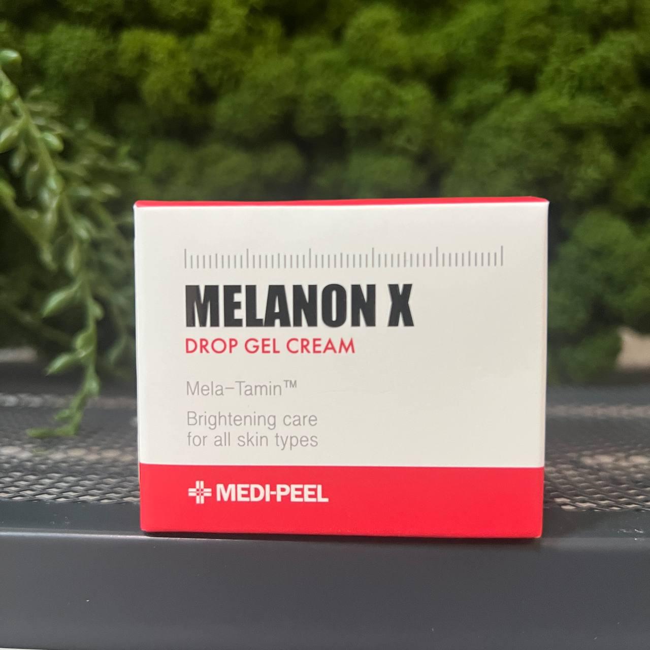 Осветляющий капсульный крем с витаминами и глутатионом Medi-Peel Melanon X Drop Gel Cream, 50мл - фото 1 - id-p212840539