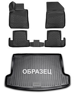 Коврики в салон и багажник GEELY Emgrand 7 New 2023-... 140 руб !