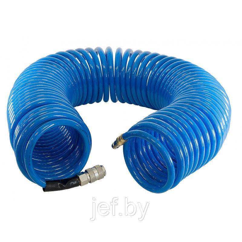 Шланг полиуретановый спиральный с фитингами 8х12 20 м FUBAG 170307