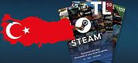 Steam (Стим) пополнить баланс, купить любую игру, DLC (Турция)