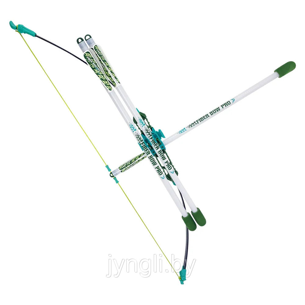 Лук детский классический Fiber Bow Pro (с комплектацией), зеленый