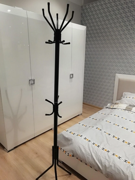 Напольная металлическая вешалка - стойка на 12 крючков COAT RACK для верхней одежды, сумок, шляп, зонтов - фото 10 - id-p213176199