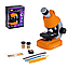 Детский микроскоп лаборатория набор для опытов 1013A-1 с аксессуарами. игрушка микроскоп для детей, фото 5