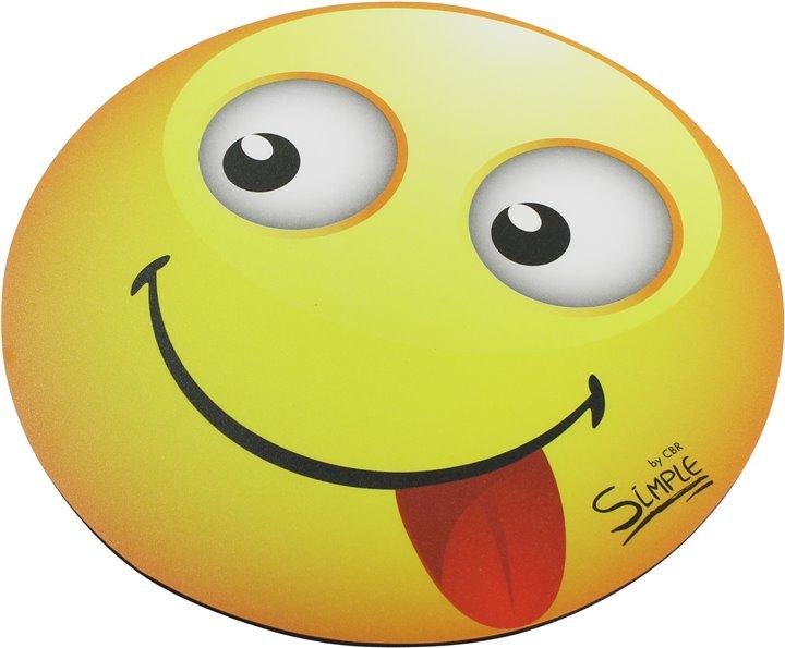 CBR Simple S9 Smile (коврик для мыши, 200x200x3мм)