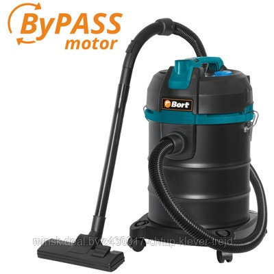 Пылесос для сухой и влажной уборки Bort BSS-1525 BLACK