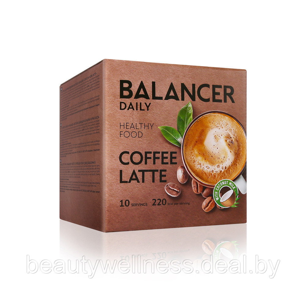 Коктейль BALANCER DAILY со вкусом «Кофе латте», 10 шт. - фото 2 - id-p213183329