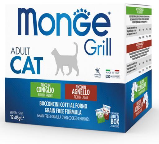 Monge Cat Grill Adult (желе, ягненок), 85 гр - фото 6 - id-p213192253