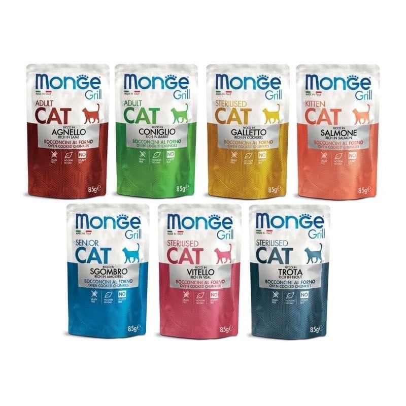 Monge Cat Grill Adult (желе, ягненок), 85 гр - фото 7 - id-p213192253
