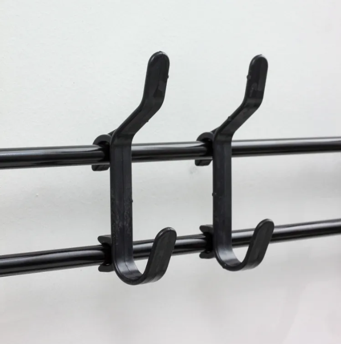 Напольная вешалка для обуви и одежды с полками и крючками New Simple floor Clothes Rack 5 ярусов 175х60х28 см. - фото 9 - id-p213195524