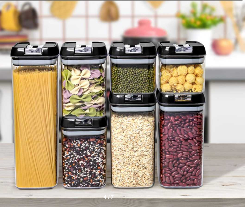 Набор контейнеров для хранения 7 шт. FOOD STORAGE CONTAINER SET / Органайзер для хранения продуктов / - фото 9 - id-p213195554