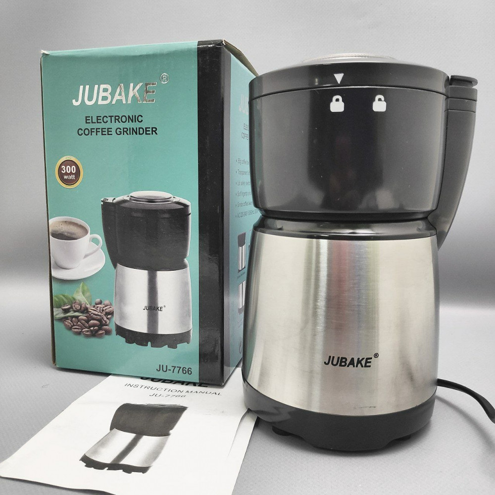 Электрическая кофемолка Jubake Electronic Coffee Grinder JU-7766 300 Watt - фото 4 - id-p213195564