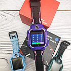 Часы детские Smart Watch Kids Baby Watch Q88 / Умные часы для детей Красный корпус - синий ремешок, фото 10