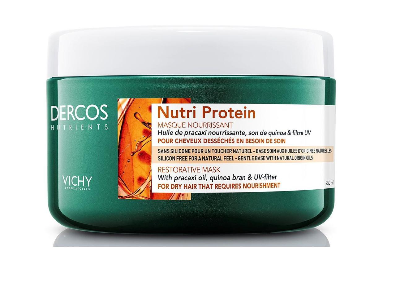 Восстанавливающая маска для волос Vichy Виши Nutri Protein Dercos Nutrients, 250 мл - фото 1 - id-p213196525