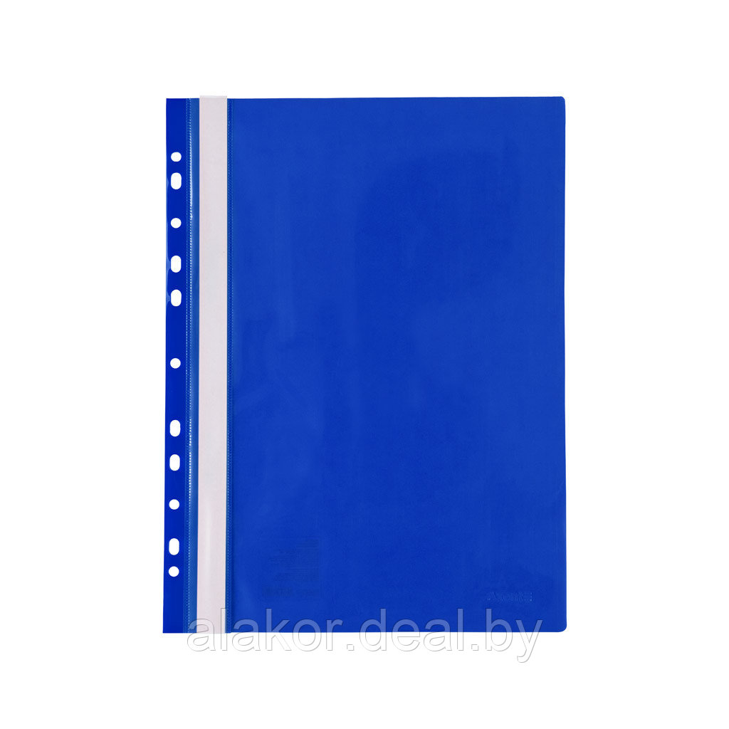 Папка-скоросшиватель А4, с перфорацией Axent 1318-02 , полипропилен, синяя - фото 1 - id-p213200087