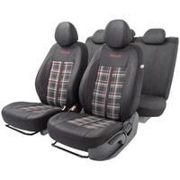 Комплект чехлов для сидений Autoprofi Polo GTi GTI-1102 (черный/серый/красный)