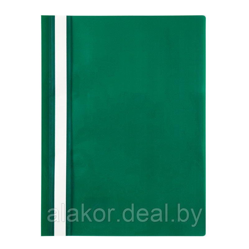 Папка-скоросшиватель А4, прозрачным верхом и карманом Axent 1306-25 , полипропилен, зеленая
