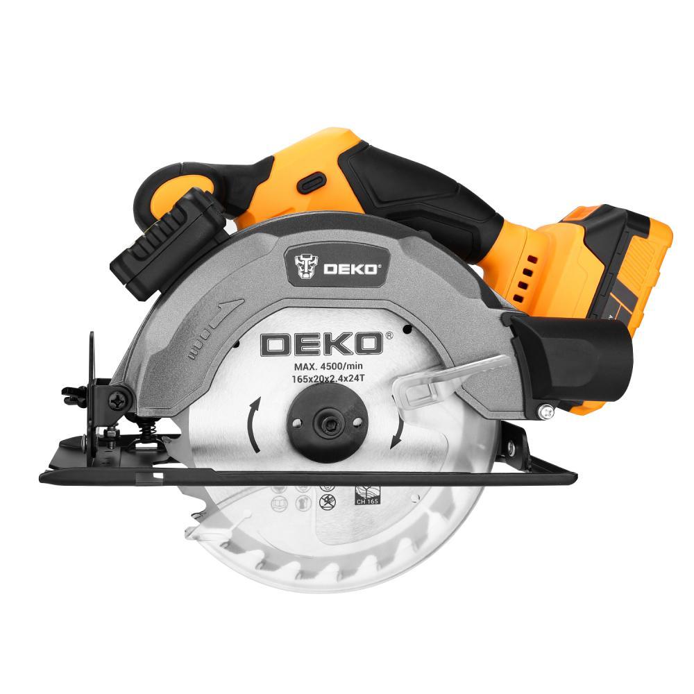 Пила циркулярная аккумуляторная DEKO DKCS20 Laser - фото 4 - id-p186572947