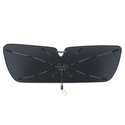 Солнцезащитный зонт для автомобиля Baseus CoolRide Windshield Sun Shade Umbrella Lite (CRKX000001) 131*69mm - фото 2 - id-p213203994