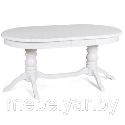 Стол обеденный Мебель Класс Зевс (раздвижной) Белый