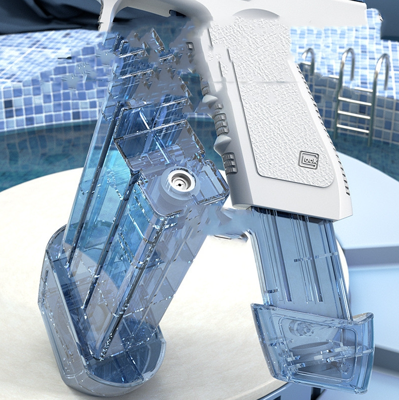 Водяной пистолет GLOCK WATER GUN (2 обоймы, USB аккумулятор) - фото 3 - id-p213206239