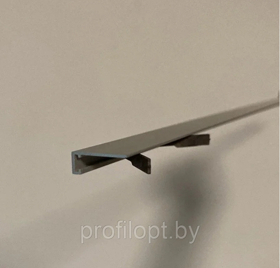 МИКРО ПЛИНТУС Лайн серебристый 18 мм. 2,4 м. - фото 4 - id-p213205919
