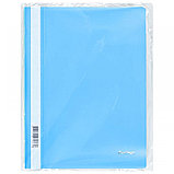 Папка-скоросшиватель А4, прозрачным верхом Berlingo, 25мм, 100 листов, полипропипен, синий, фото 3