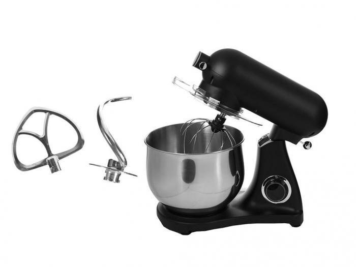 Миксер стационарный с чашей планетарный электрический кухонный кондитерский тестомес для дома Kitfort черный - фото 1 - id-p212673616